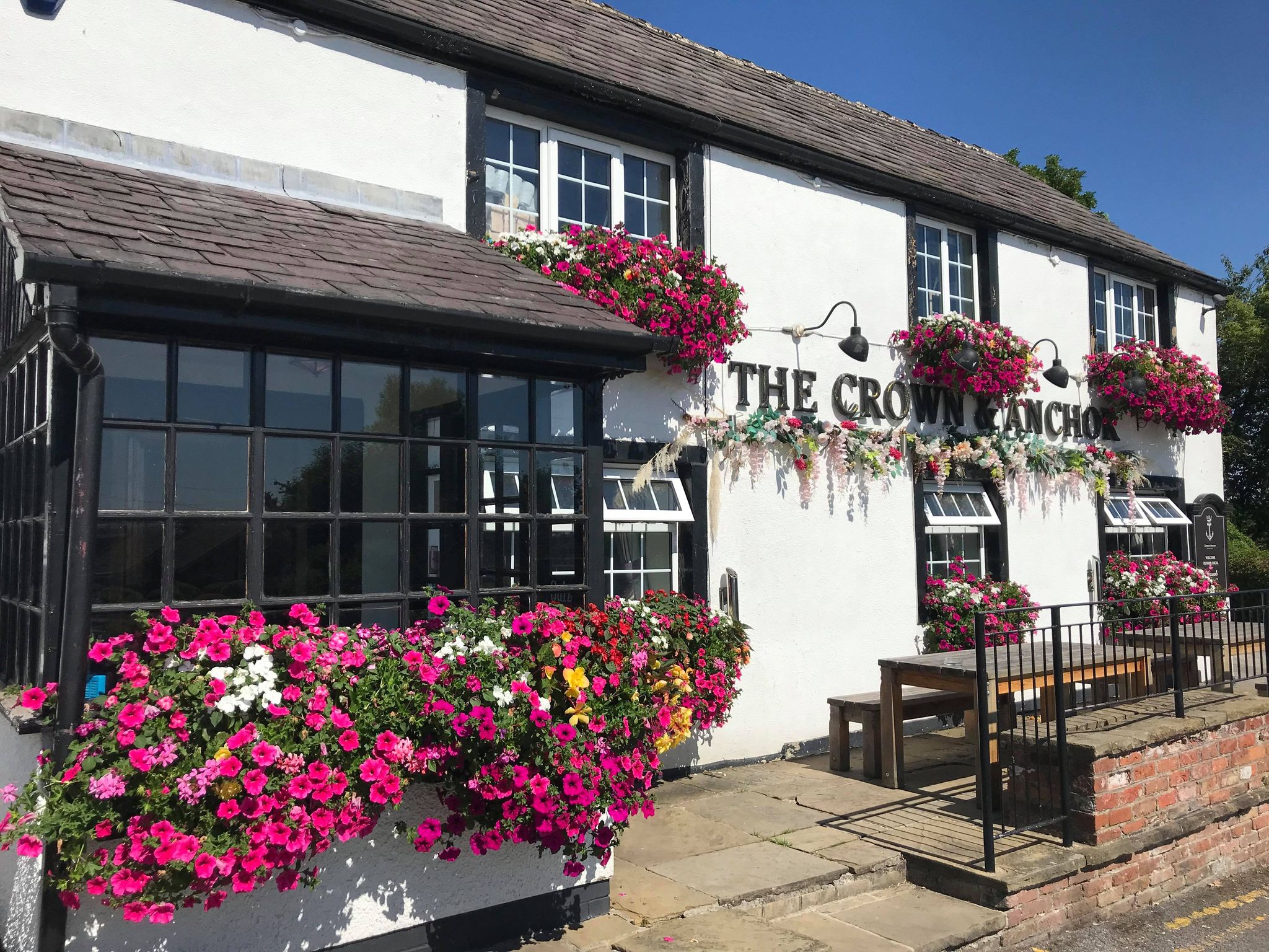 The Crown &amp; Anchor exterior building side view