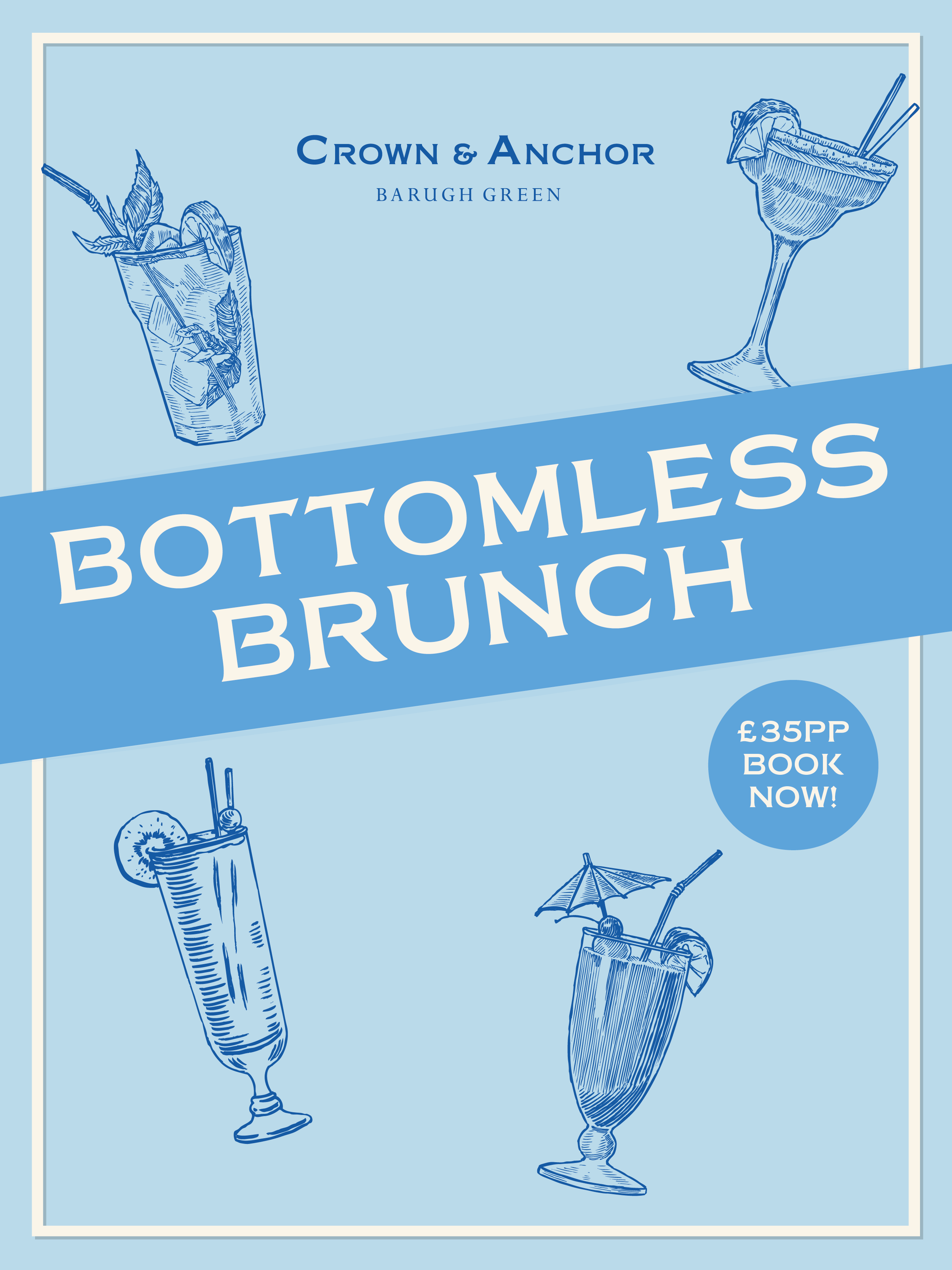 Bottomless Brunch at The Crown & Anchor