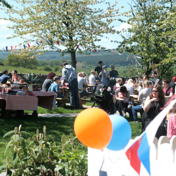 Beer Garden Family Fun Day bank holiday Food happy people